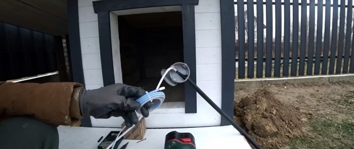 How to make a warm dog house with Wi-Fi control