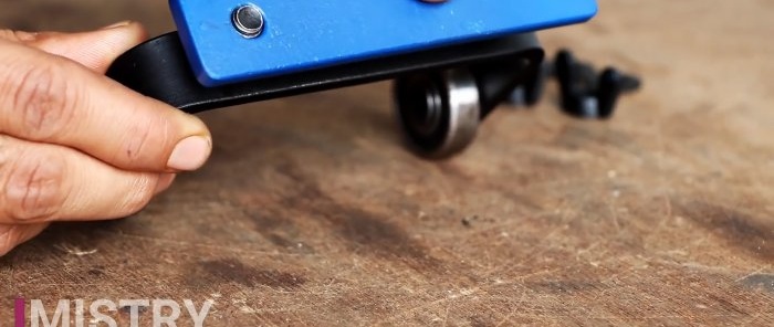 How to make a convenient jig for sharpening chisels