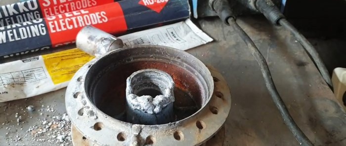 How to restore an aluminum part by welding