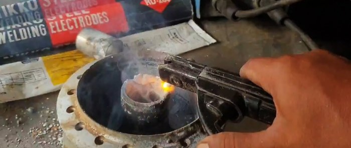 How to restore an aluminum part by welding