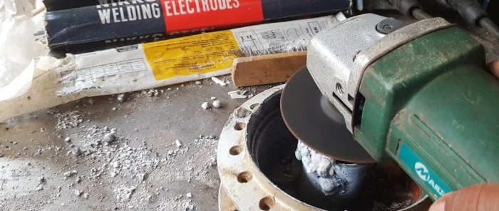 How to restore an aluminum part by welding