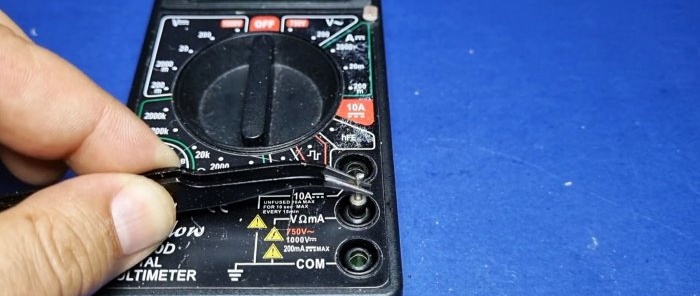 3 attachments to expand the functionality of the multimeter