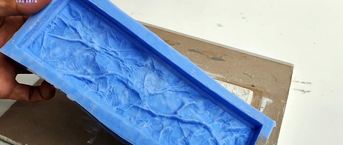 How to make your own mold for casting plaster wall tiles