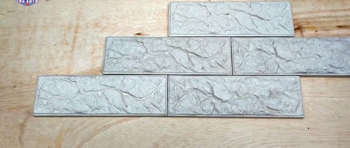 How to make your own mold for casting plaster wall tiles