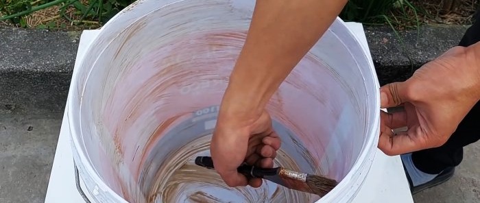 How to make a smokeless stove using cement and a couple of plastic buckets