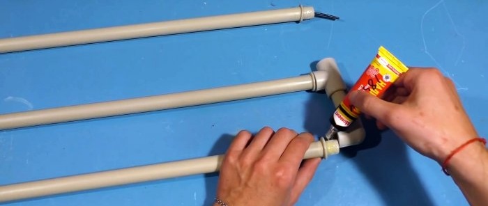 How to make an electric shoe dryer from PP pipes