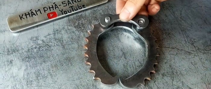 How to make a bearing and pulley puller from an old sprocket