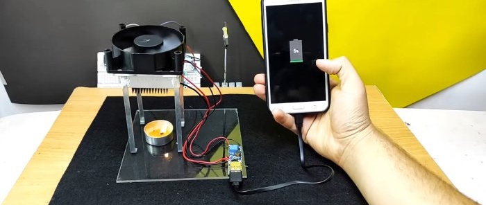 How to make a thermoelectric generator and charge your phone with candle heat