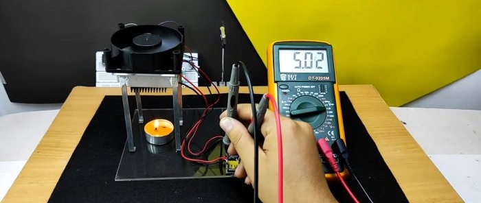 How to make a thermoelectric generator and charge your phone with candle heat