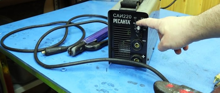 How to make TIG welding from a regular inverter