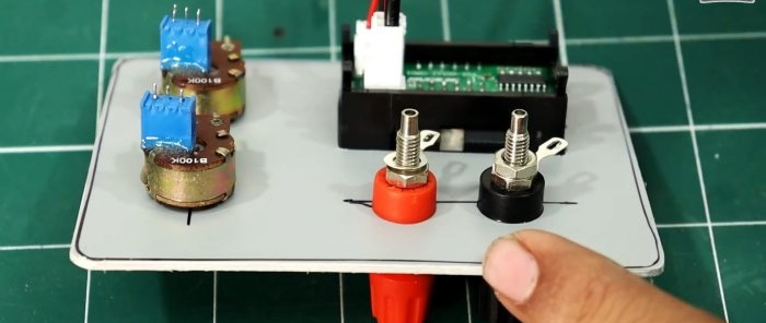 How to make a universal power supply from ready-made modules and a homemade case