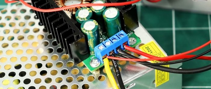 How to make a universal power supply from ready-made modules and a homemade case