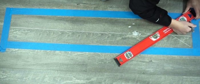 How to replace 1 laminate board without removing the entire floor