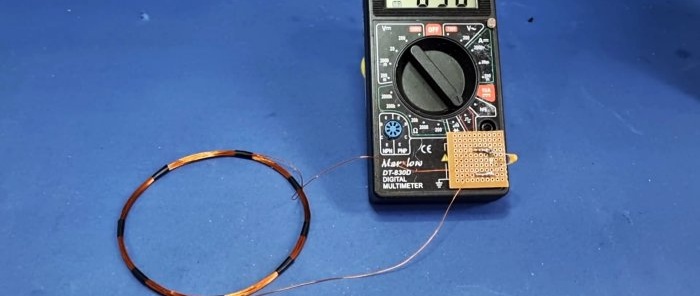 Multimeter attachment - metal detector