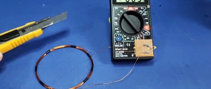 Multimeter attachment - metal detector