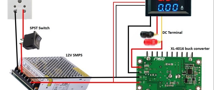 How to make a universal power supply from ready-made modules and a homemade case