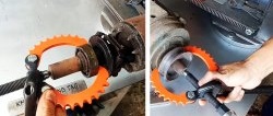 How to make a bearing and pulley puller from an old sprocket