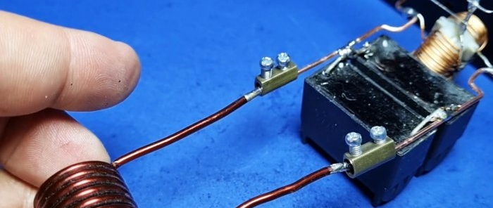 Instructions for making an induction heater for beginners in electronics