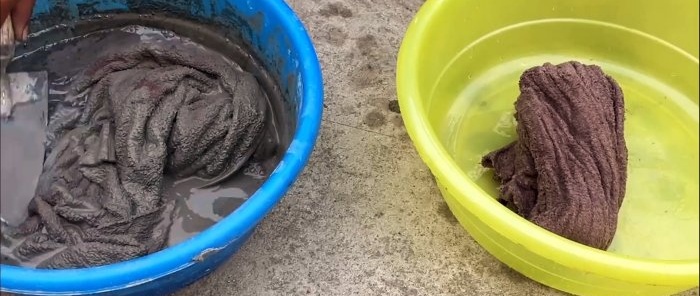 How to cheaply make a pond in the garden from available materials