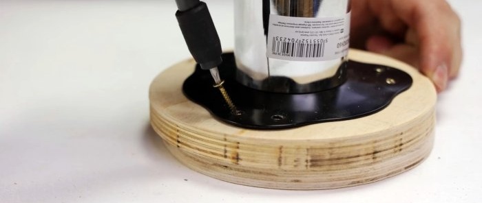 How to make an original lamp from PET bottles and veneer strips