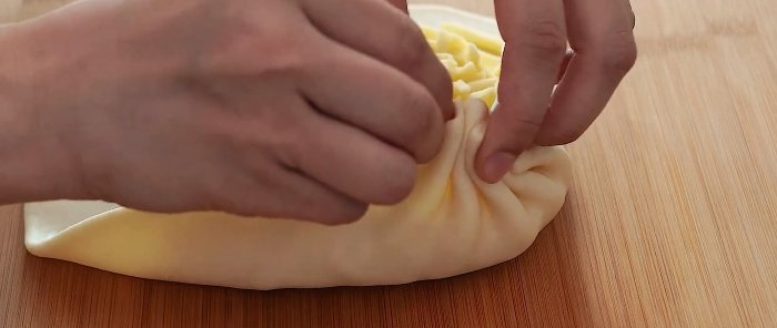 How to make cheese and potato scone in a frying pan without oven yeast and eggs