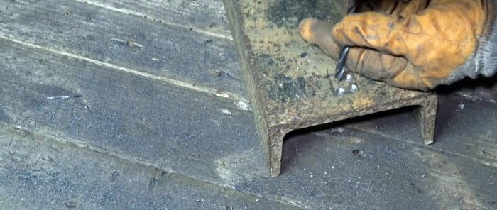 How to make a full-fledged anvil from the remains of profiled metal