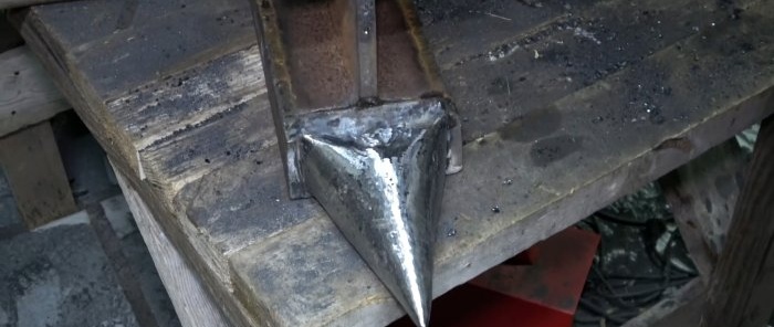 How to make a full-fledged anvil from the remains of profiled metal