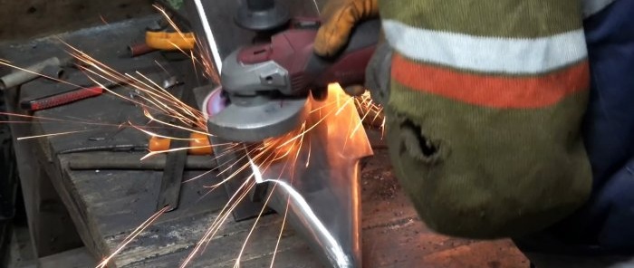 How to make a full-fledged anvil from the remains of profiled metal