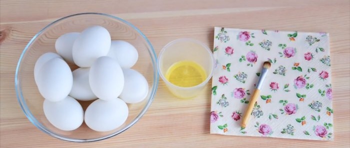 How to easily decorate eggs without stickers and save money