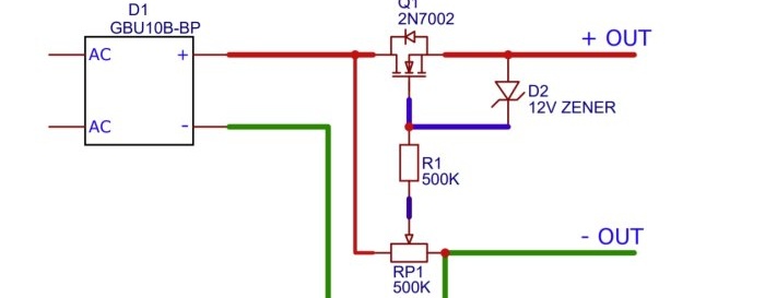 Регулатор на напрежение 220 V без трансформатори, тиристори и триаци