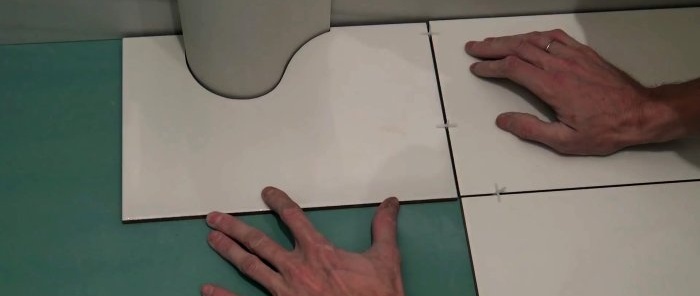 How and with what to easily trim complex tiles