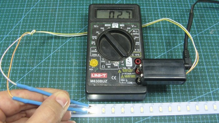 A very simple multimeter attachment for checking LEDs and more