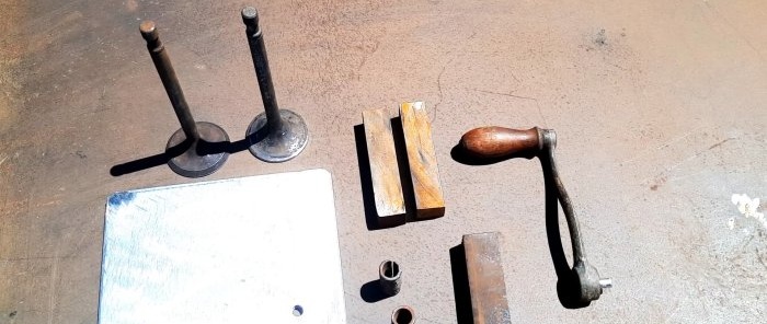 How to make a metal cutting tool from old valves