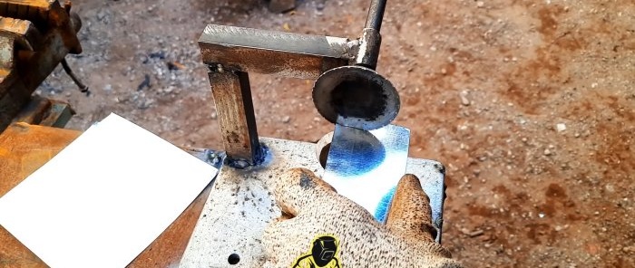 How to make a metal cutting tool from old valves