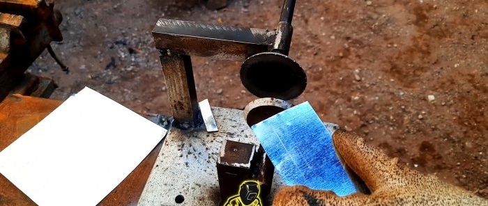 How to make a metal cutting tool from old valves