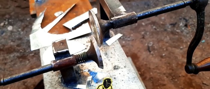 How to make a metal cutting tool from old valves