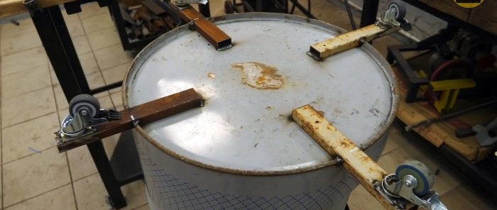 How to make a barbecue grill from a barrel