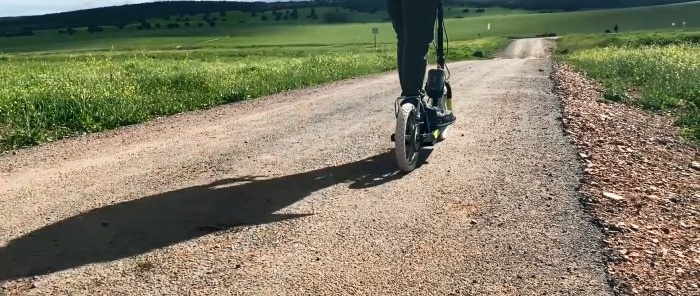 How to make a simple electric scooter based on a children's bicycle