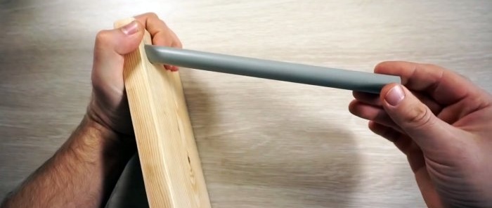 How to assemble a structure for sharpening knives from available materials