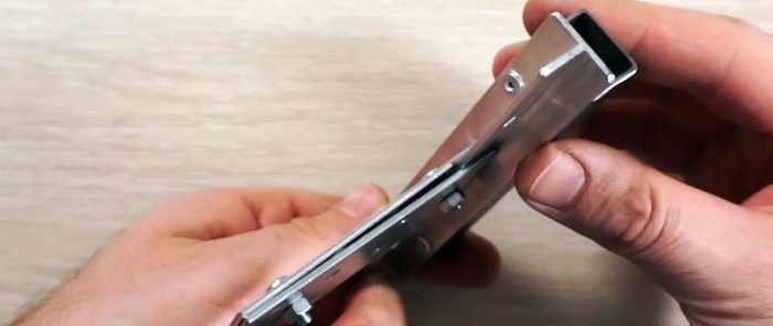 How to assemble a structure for sharpening knives from available materials