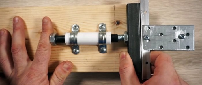 How to assemble a structure for sharpening knives from available materials