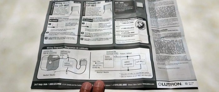 How to eliminate involuntary glow or flickering of a switched off LED lamp