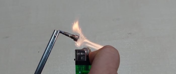 How to make a soldering torch from a regular lighter