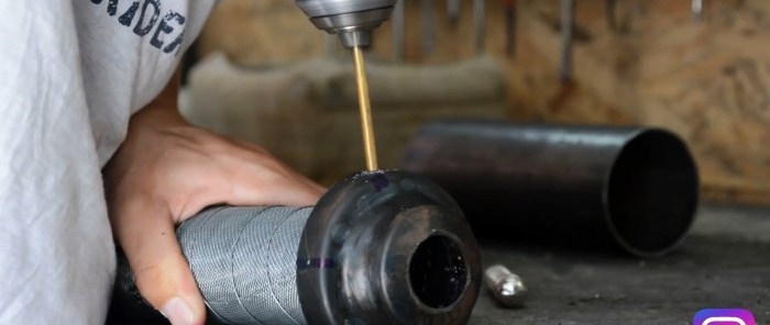 How to make an effective muffler for a motorcycle engine