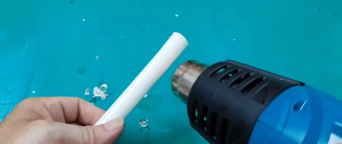 How to make a check valve for sewerage from PVC pipes