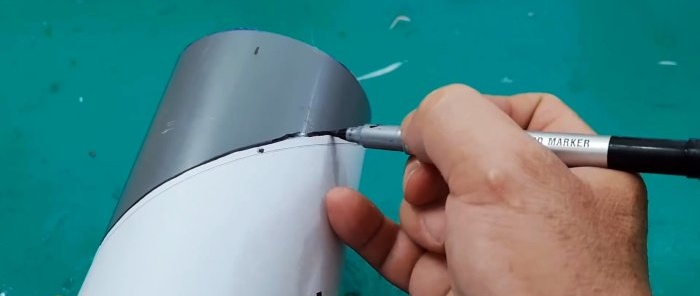 How to make a check valve from PVC pipe