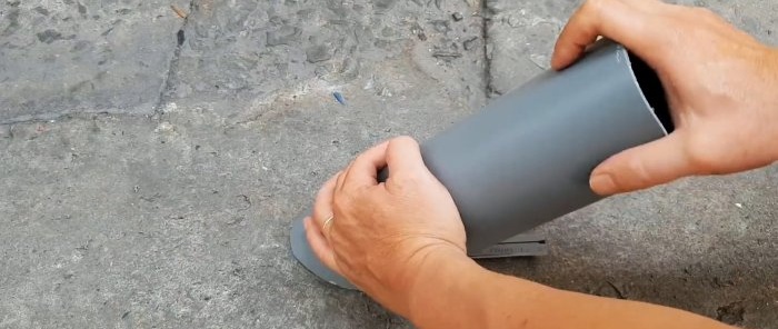 How to make a check valve from PVC pipe