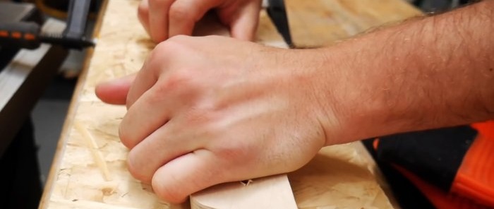 How to make an ax handle from PET bottle caps