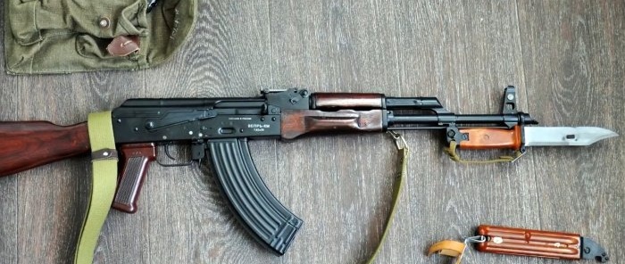 Защо щикът на щурмовата пушка AK-74 не е остър?