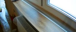 How to use leftover laminate flooring and make a window sill for almost free